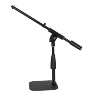 Support microphone du table à base carré